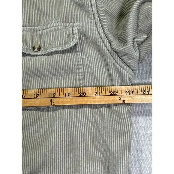 WOOLRICH‎ Men's Medium Corduroy Barn Chore Shacket Fleece Liner Jacket - Picture 5 of 9